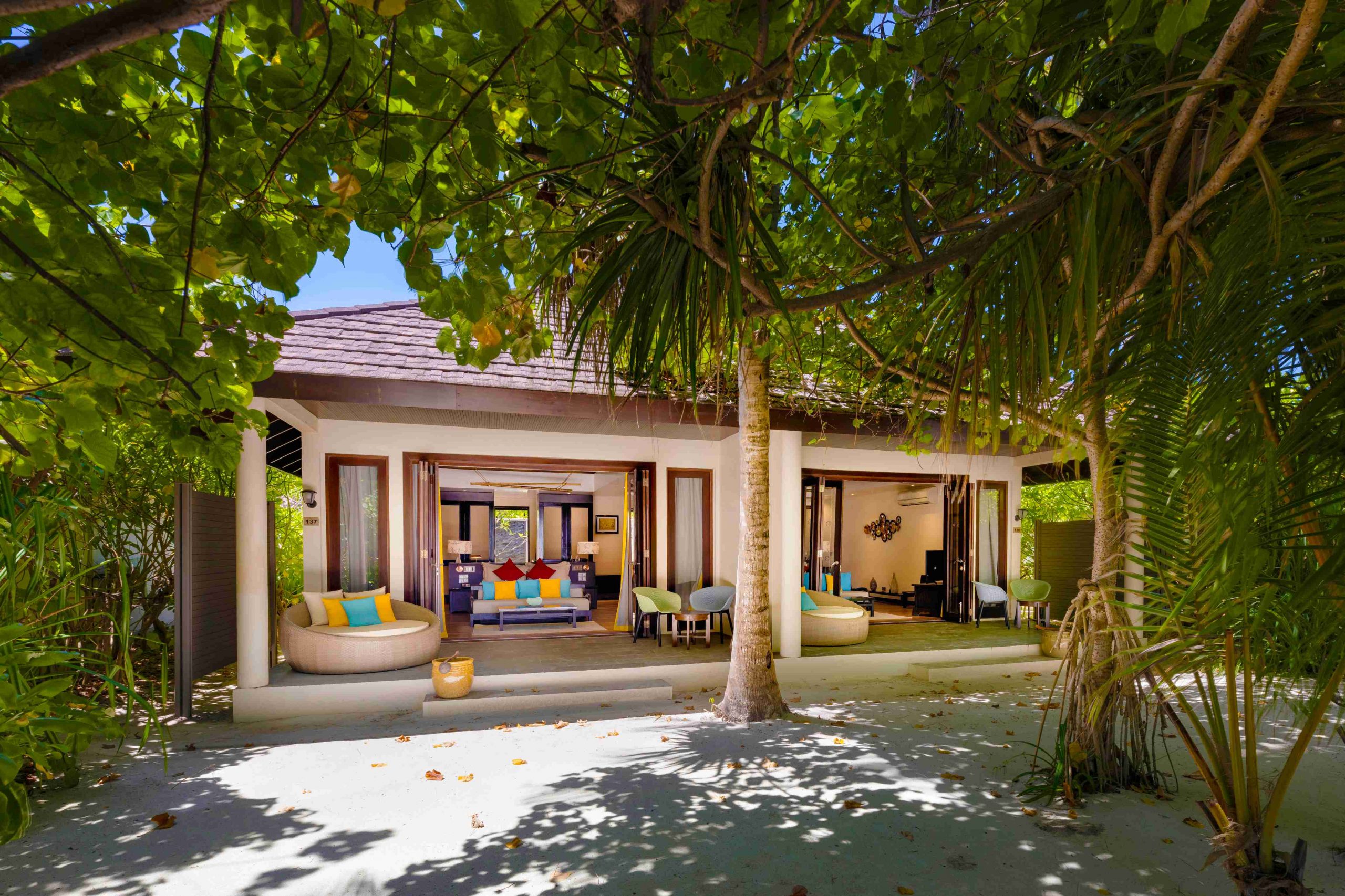 School holiday February 2024 in a 2 bedroom villa at Atmosphere Kanifushi Maldives!