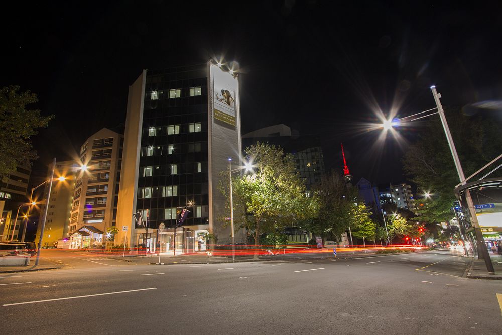 Hotel Front - Evening/Night