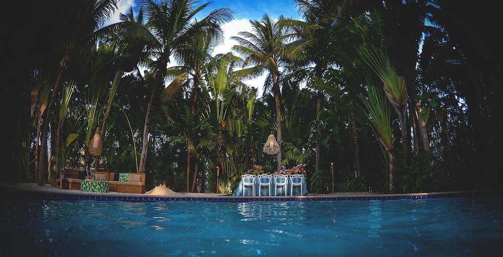 Outdoor wedding area