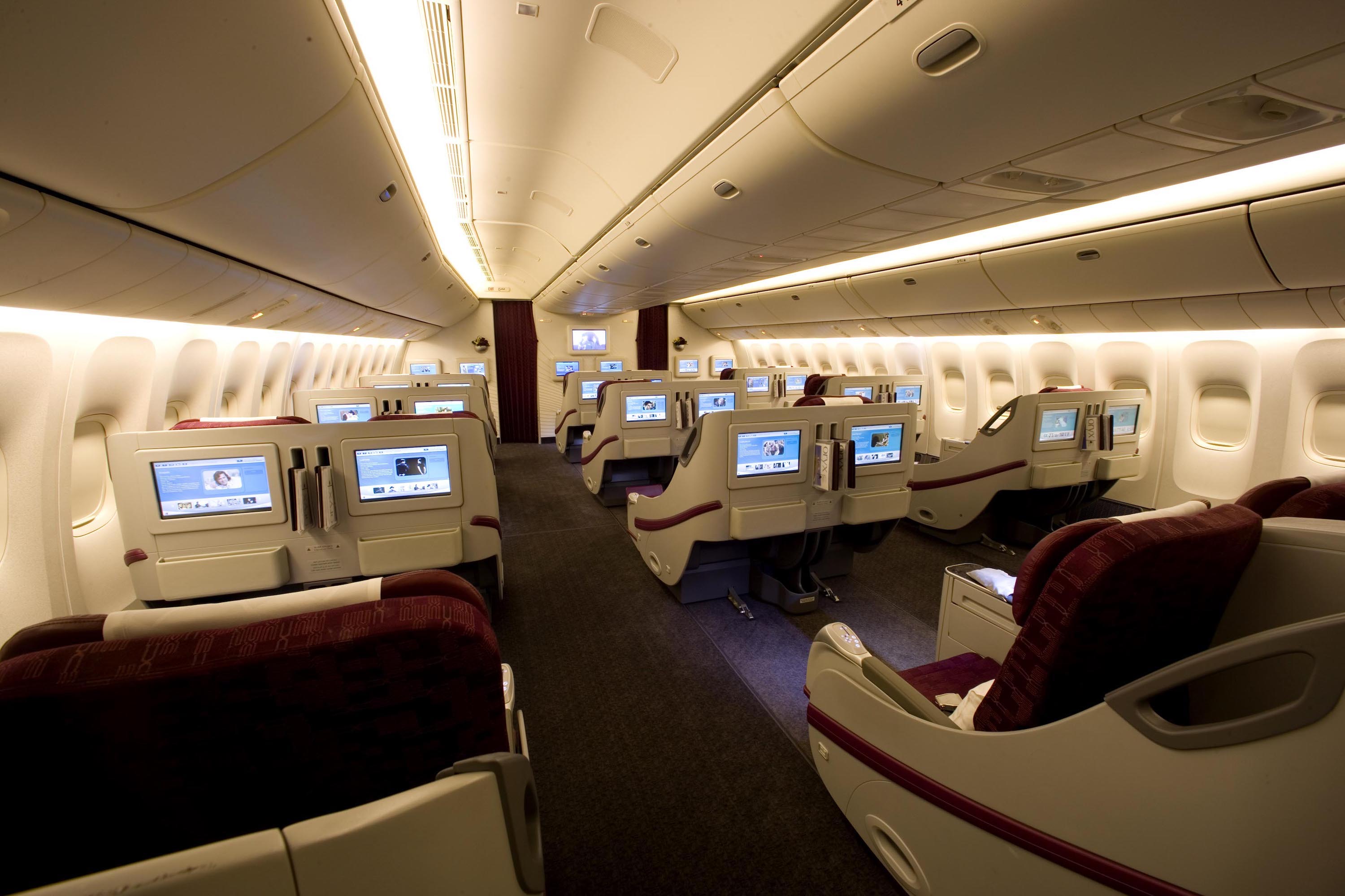 IFE in 777 Business Class