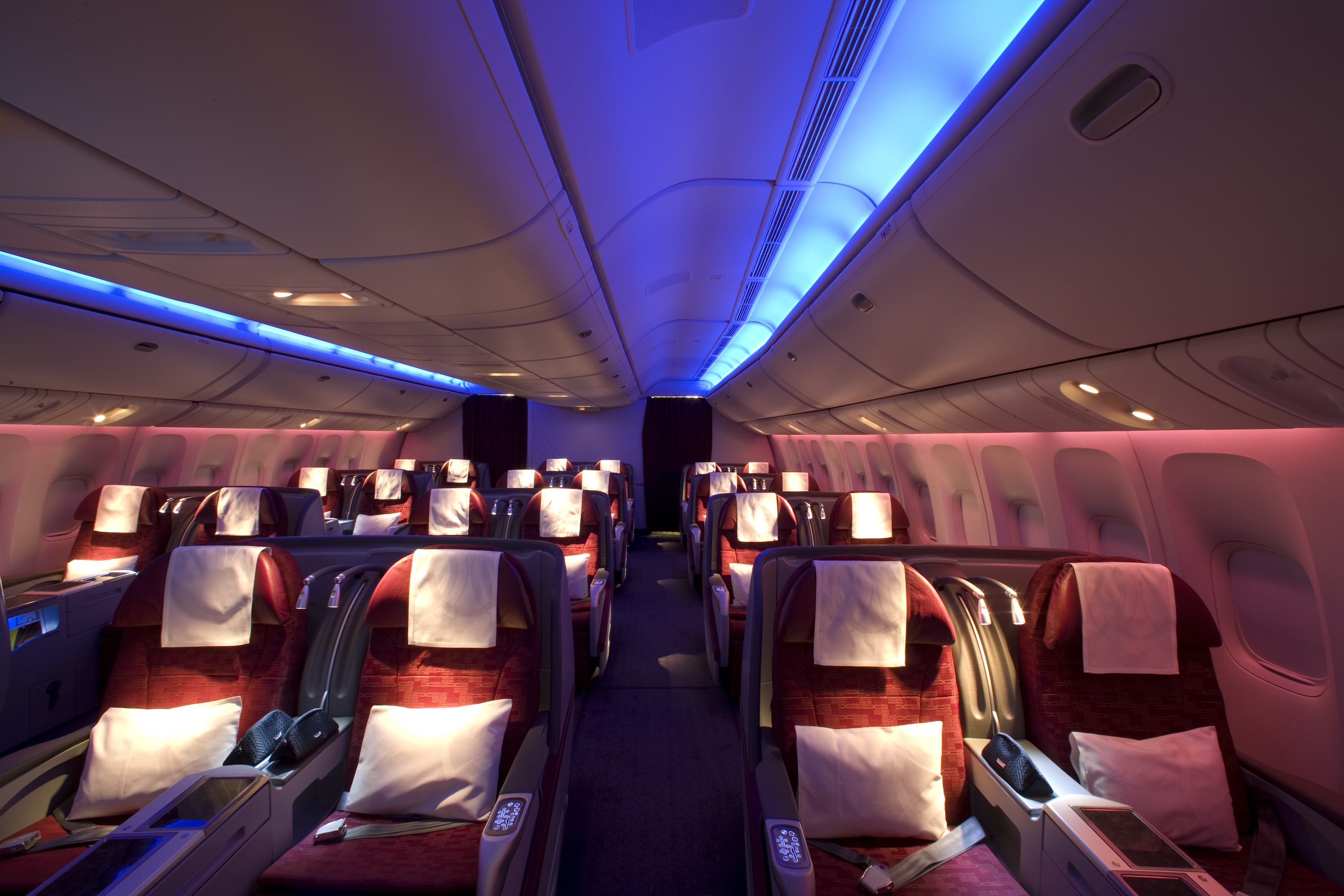 777 Business Class Cabin