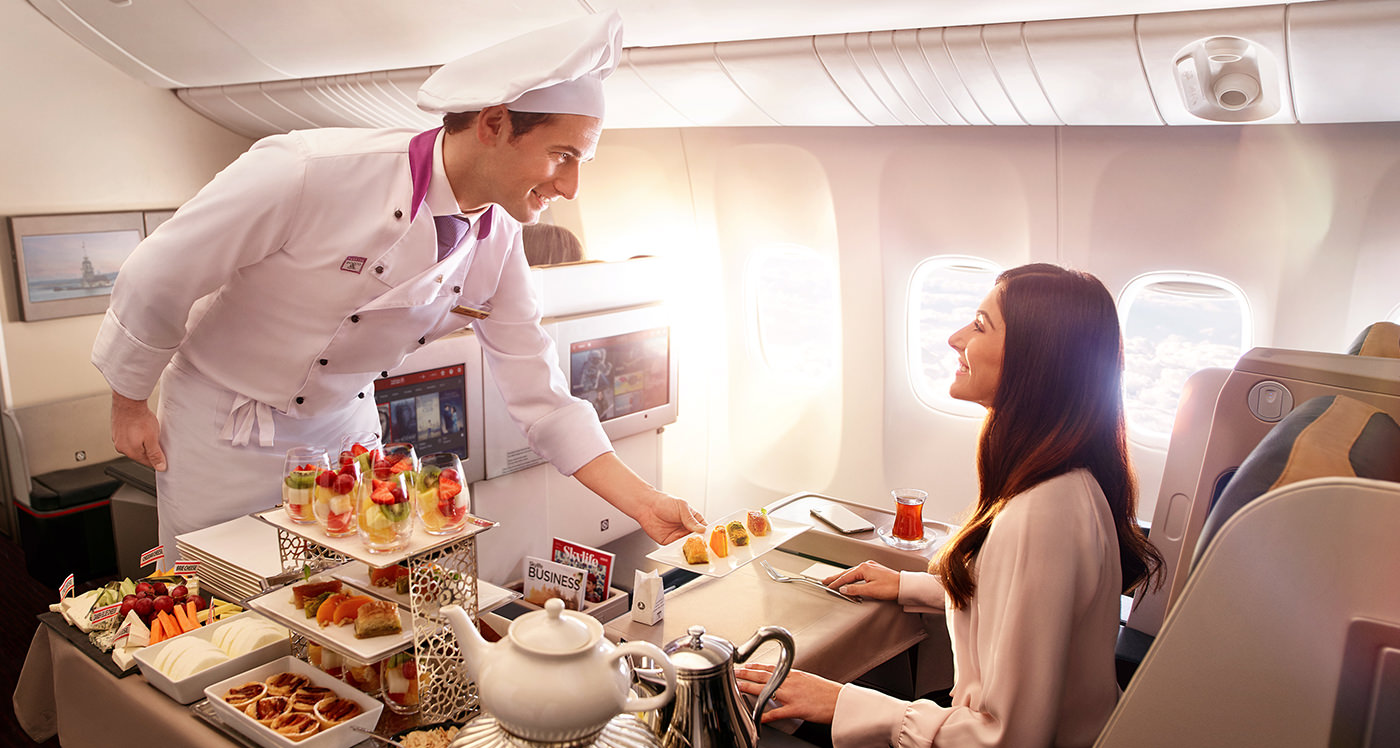 Business Class Dining