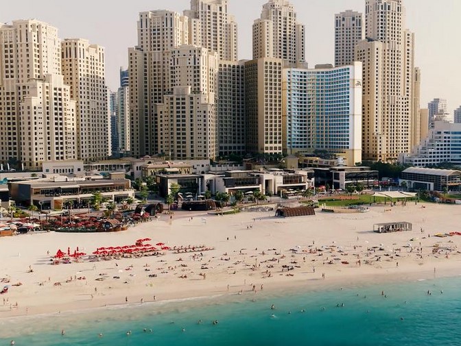 JA Ocean from Jumeirah Beach