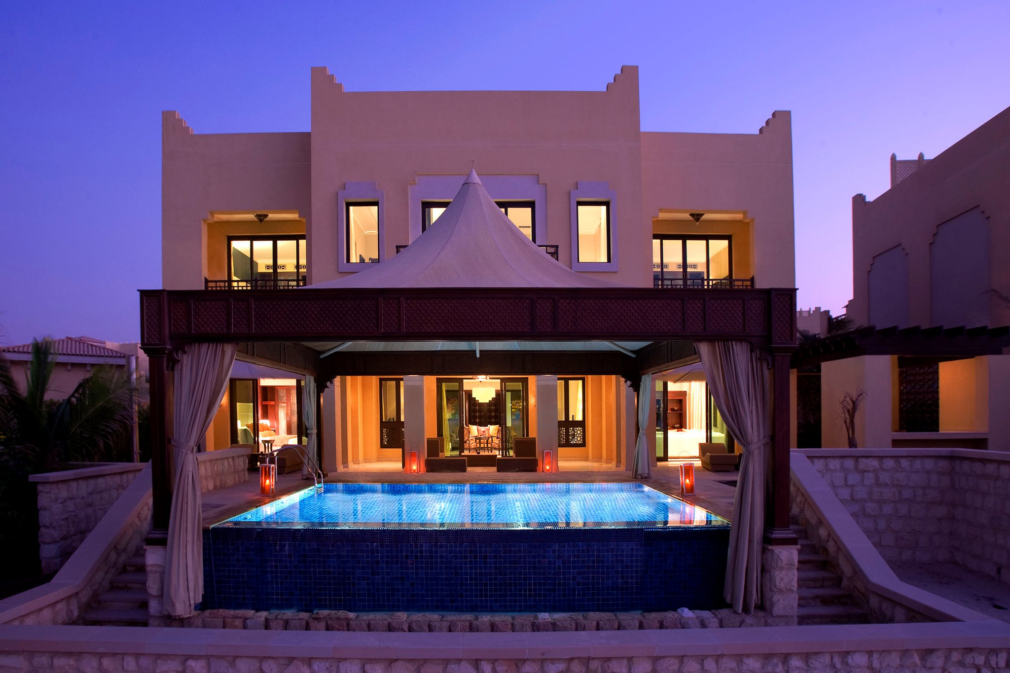 Villa Exterior and Swimming Pool