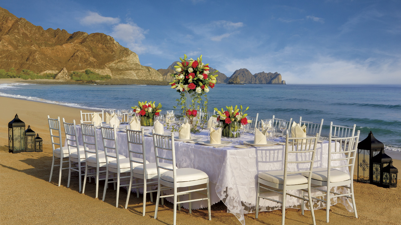 Beach Wedding Set up