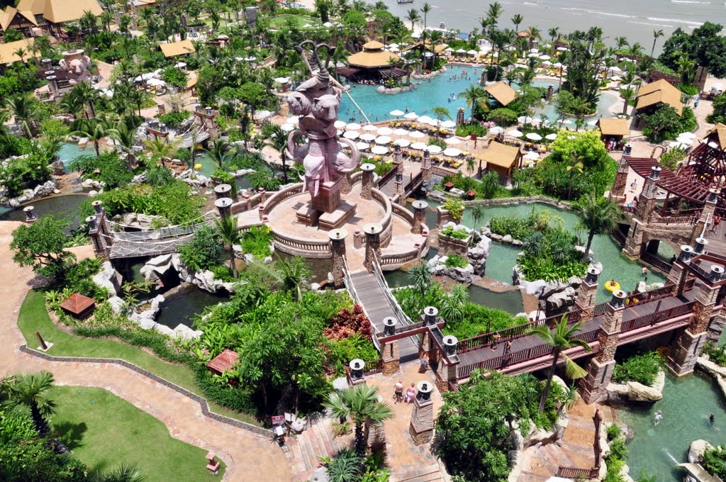 Centara Grand Mirage Beach Resort Pattaya Aerial View