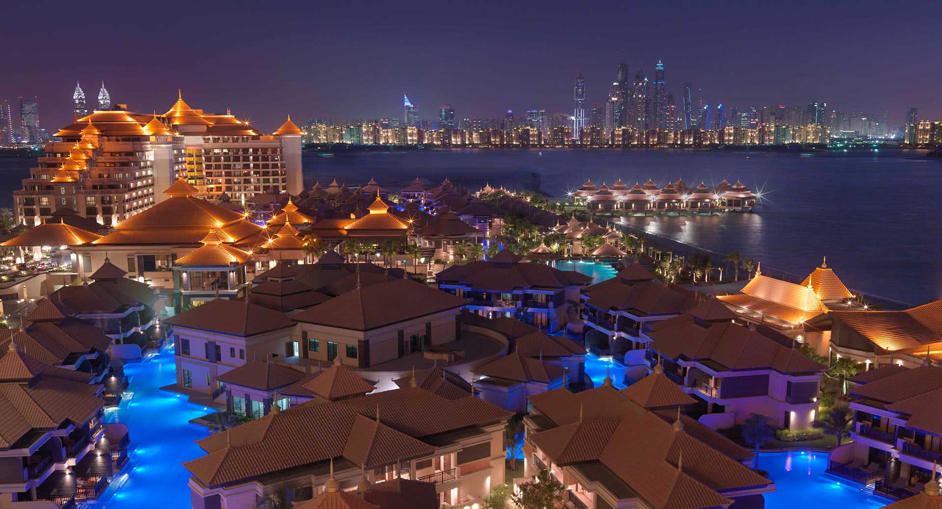 Nighttime view