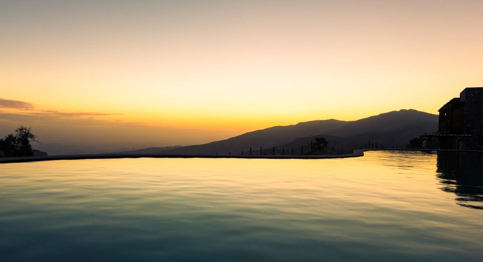 Pool Sunset