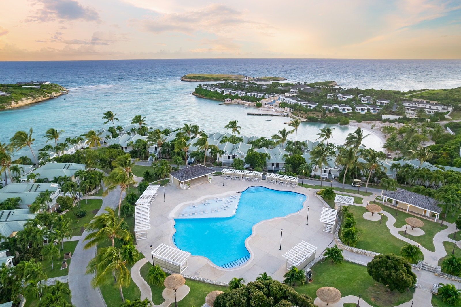 The Veranda Antigua Main Pool Aerial View