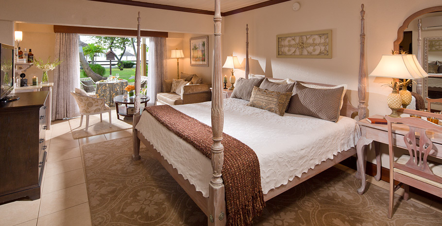 Caribbean Honeymoon Beachfront Grande Luxe Walkout Club Level Room