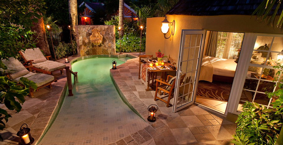 Caribbean Honeymoon Butler Rondoval with Private Pool Sanctuary