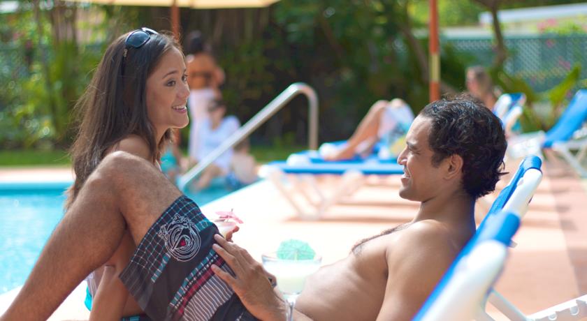 Guest Relaxing by the Pool