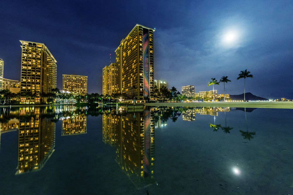 Hotel Front - Evening Night