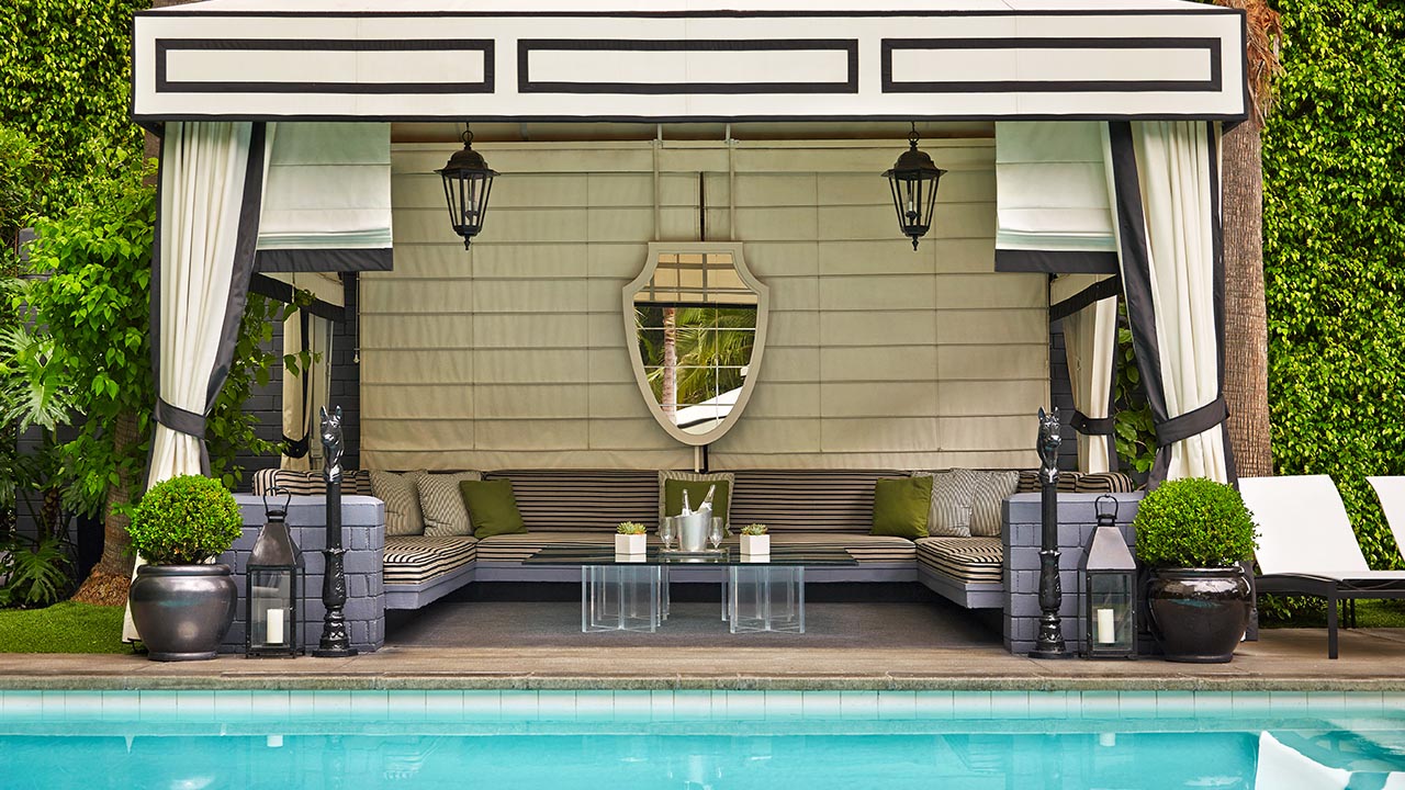 Poolside Cabanas & Patio