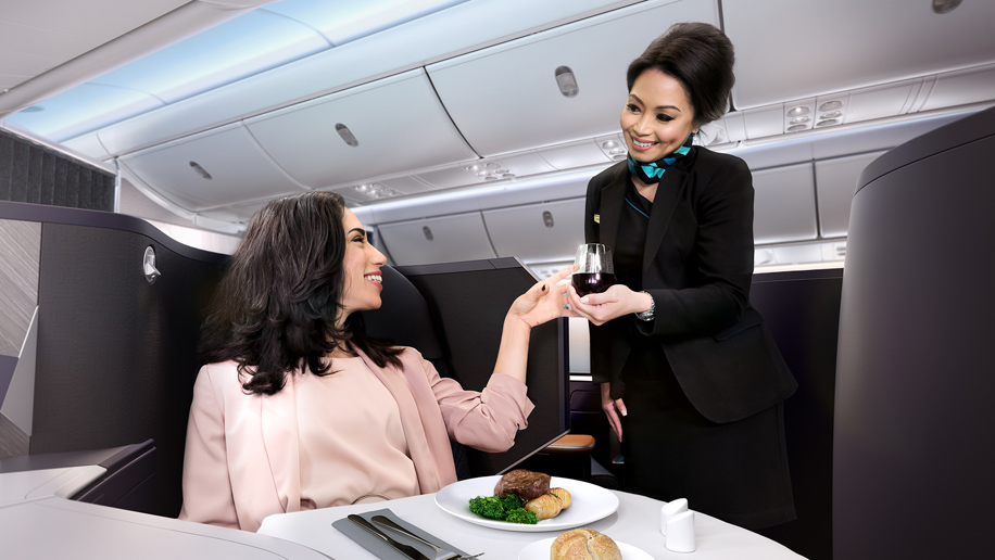 Business Class Dining