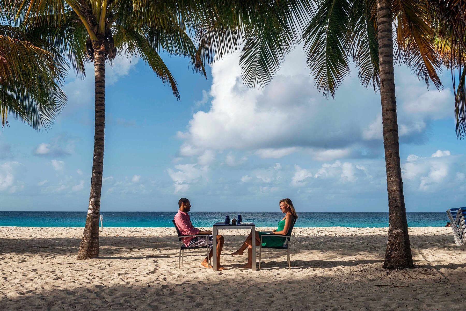 Dining by the Beach