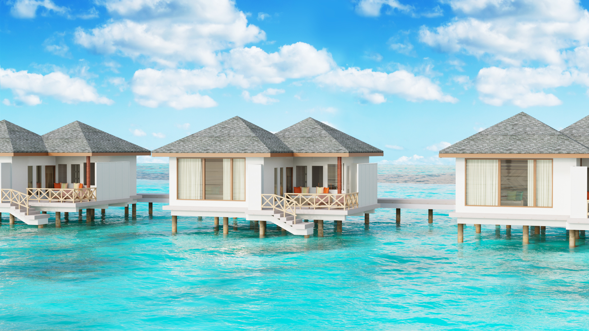 Water Bungalow Exterior