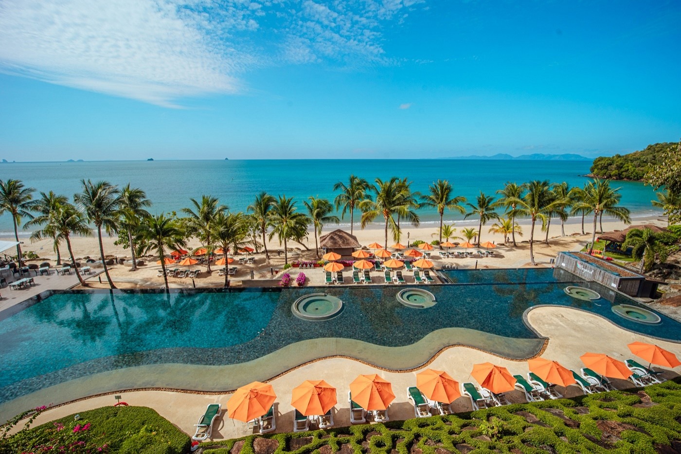 Swimming Pool Aerial View