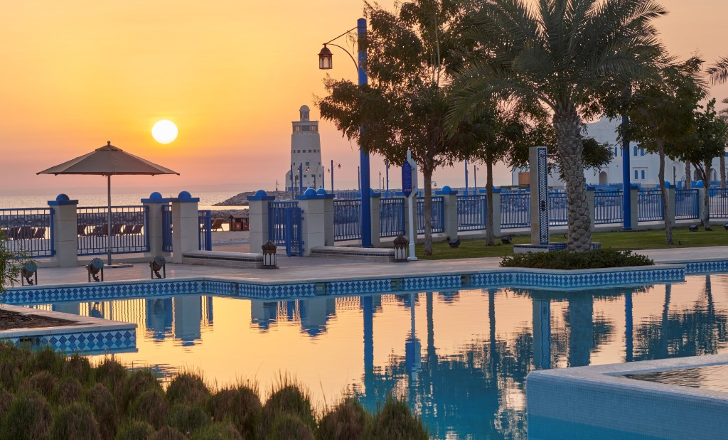 Pool at Sunset