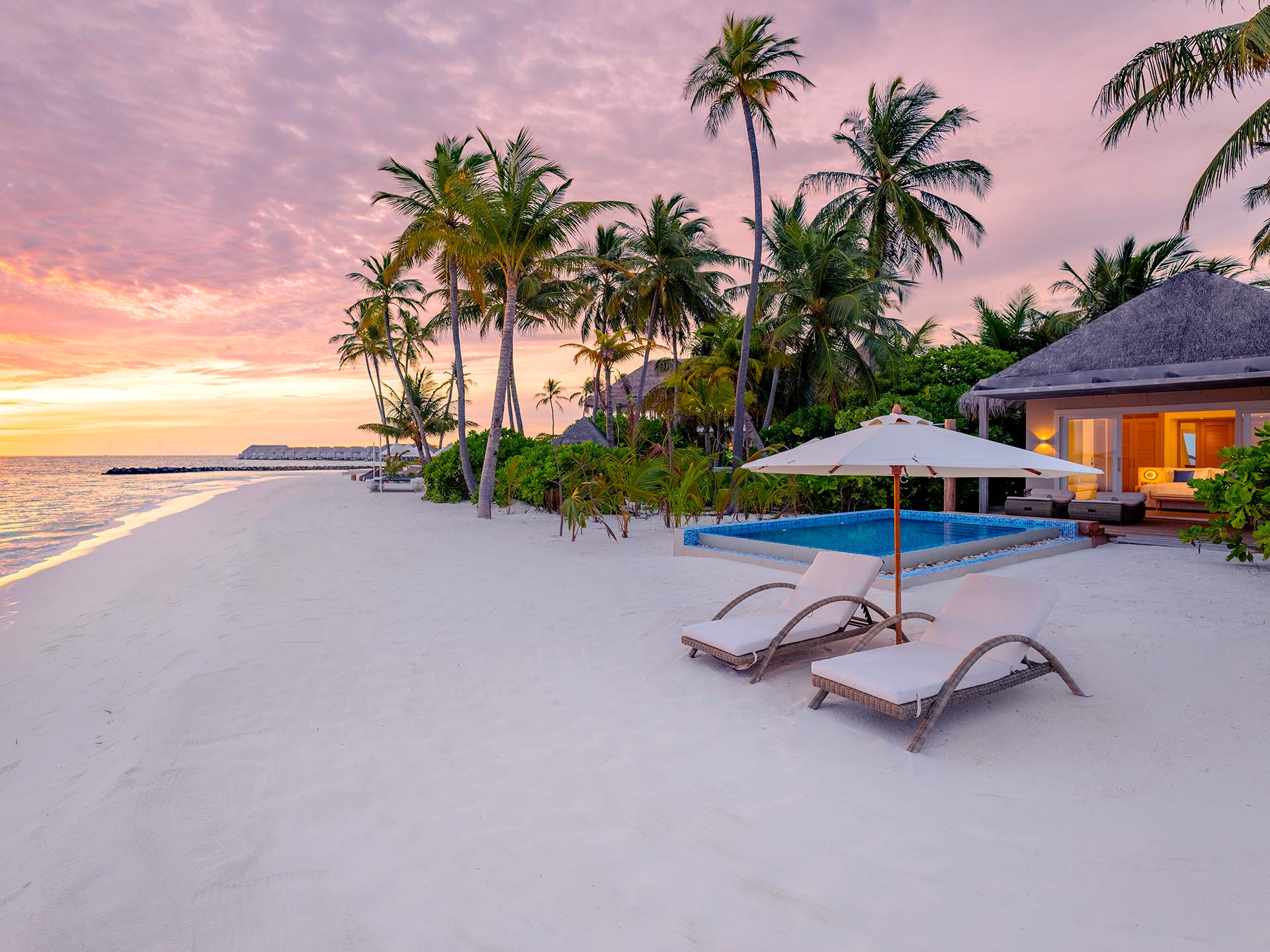 Sunset Beach Villa With Pool