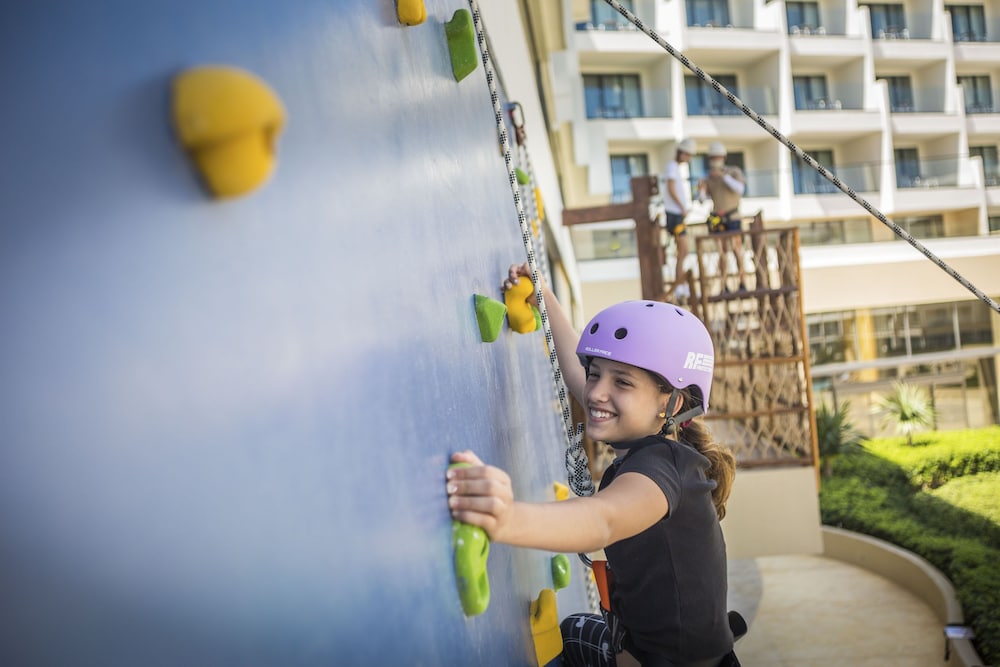 Outdoor rock climbing