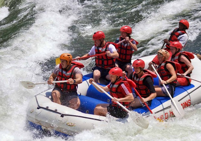 White-water rafting