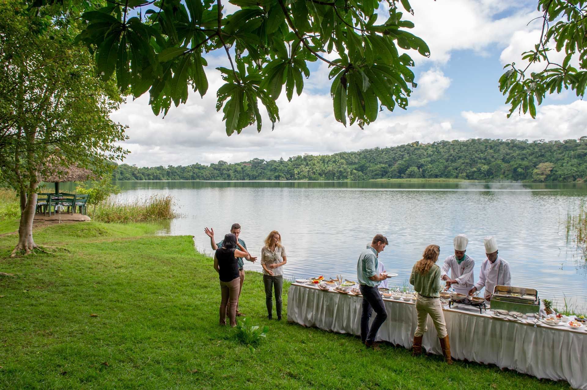 Lakeside lunch