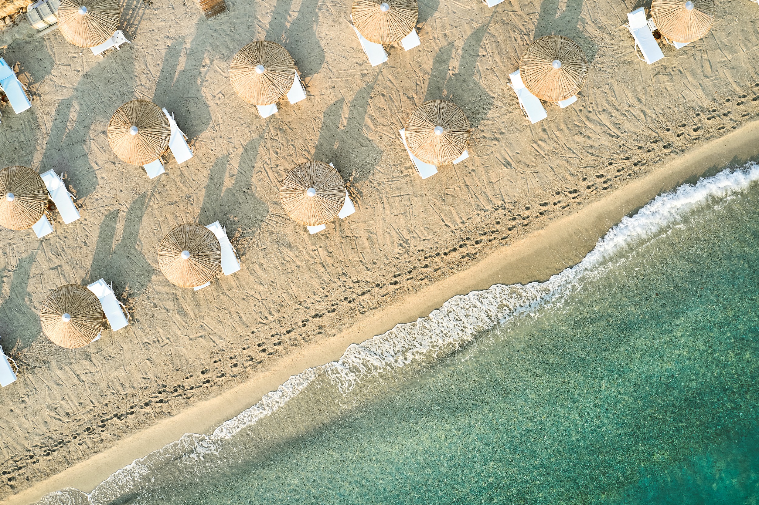 Beach Top Aerial View