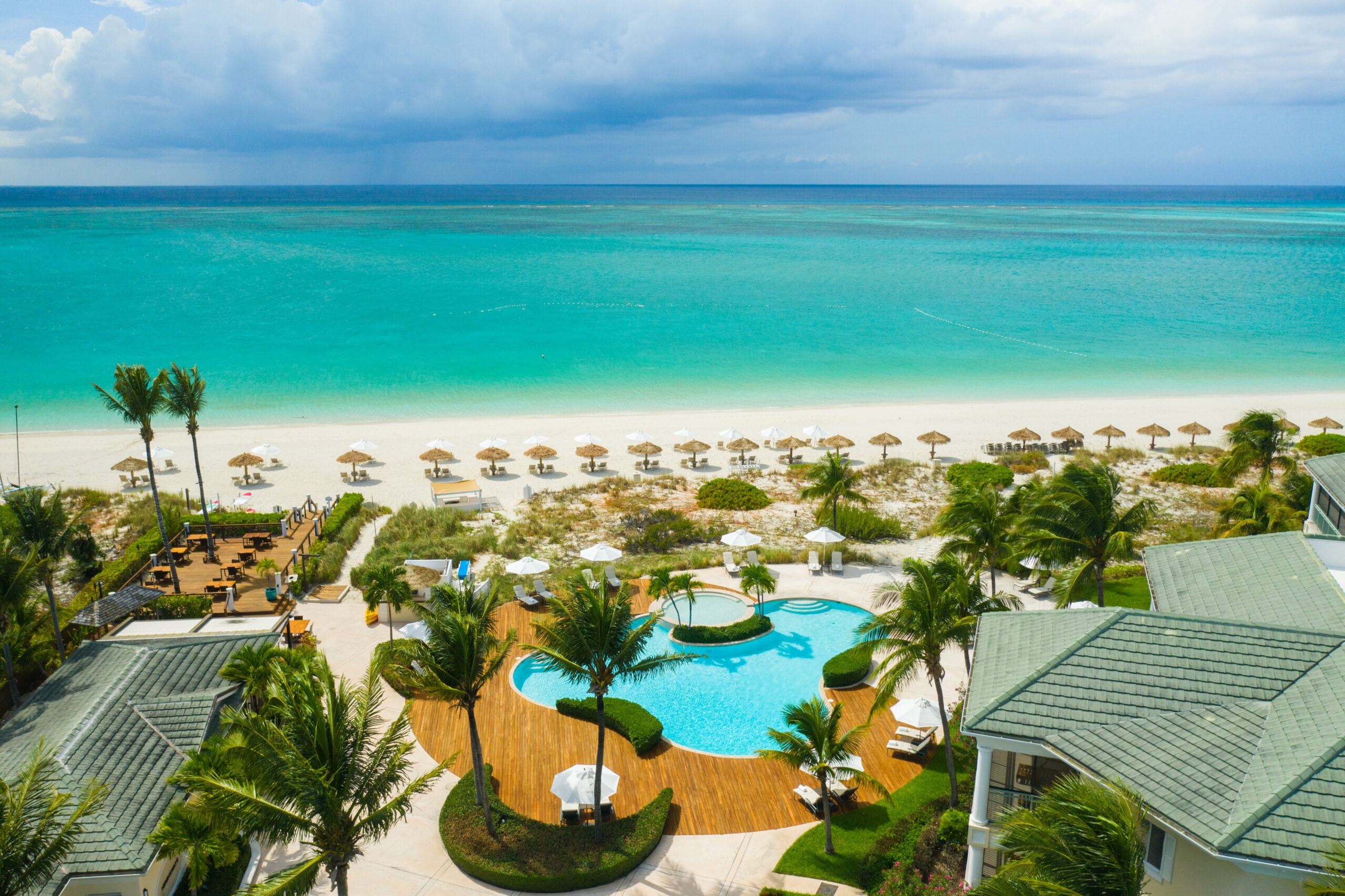 Beach Full Aerial View