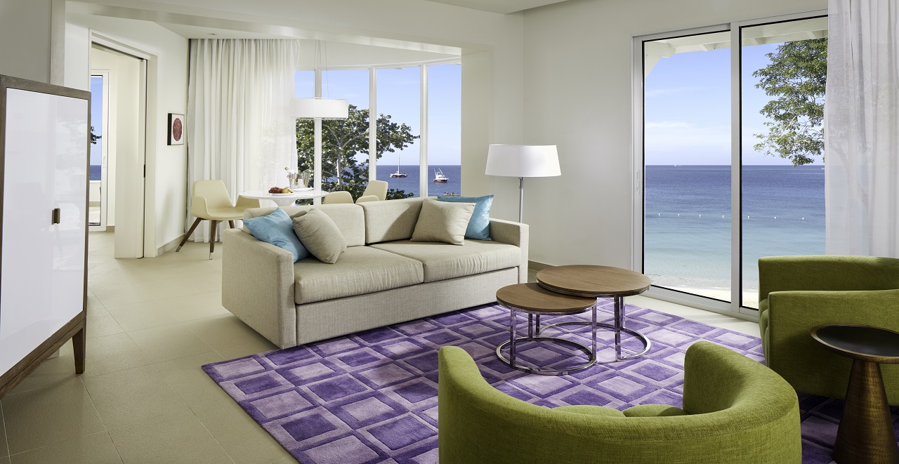 Azul Beach Resort Presidential Studio Living Room