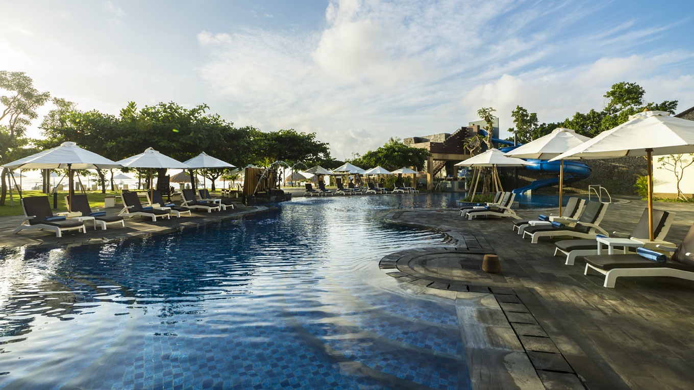 Poolside